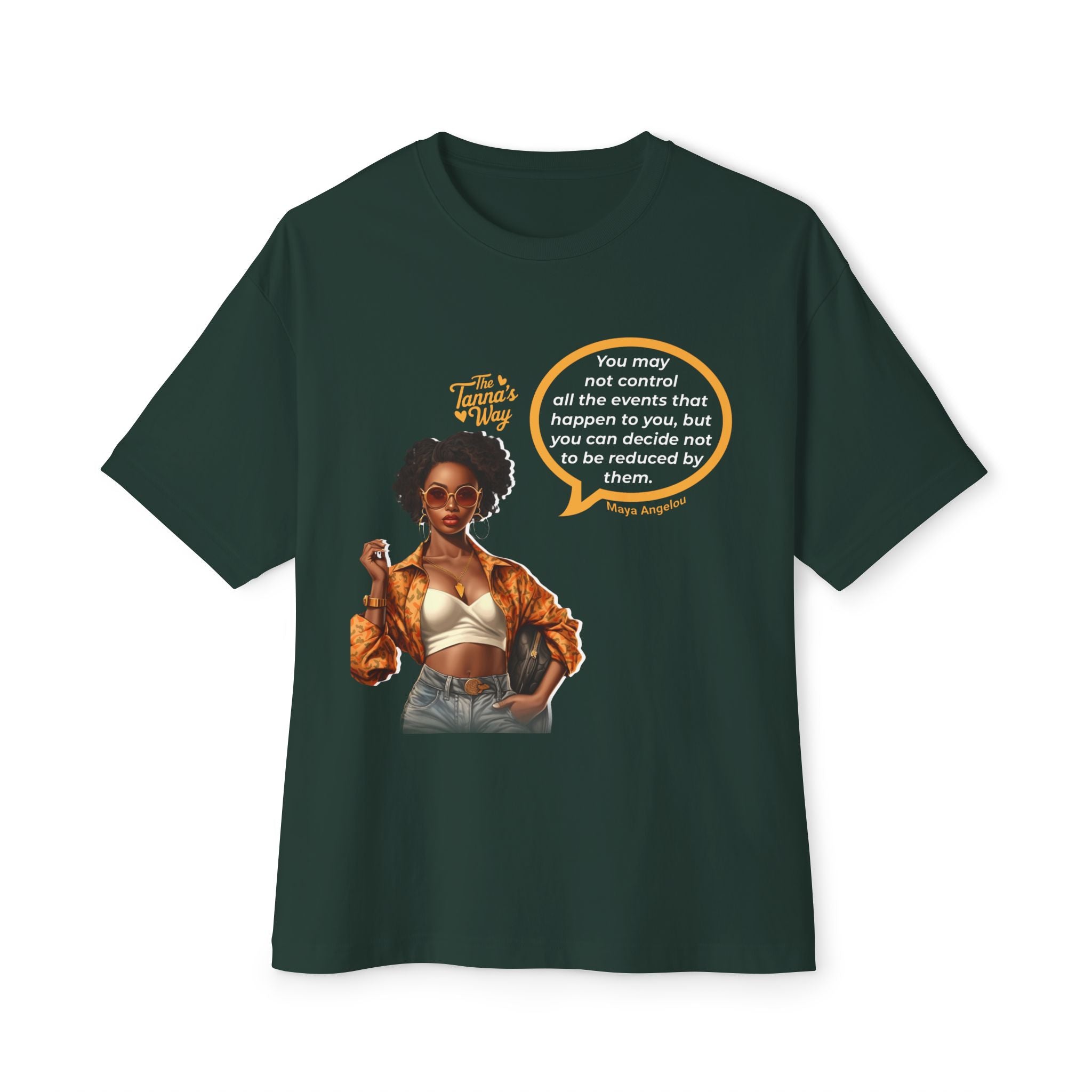 Maya Angelou | Unisex Oversized Boxy Tee